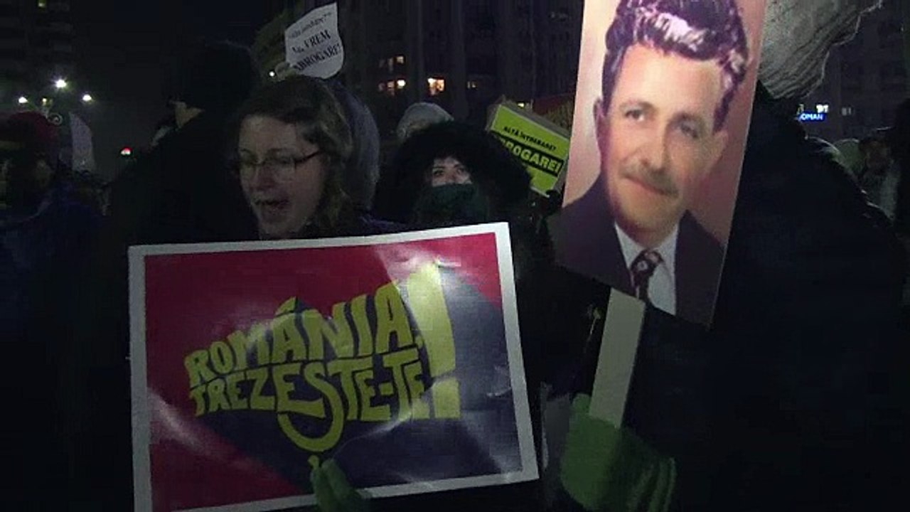 Manifestation à Bucarest