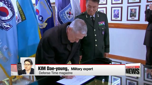 U.S. defense chief James Mattis visits Seoul