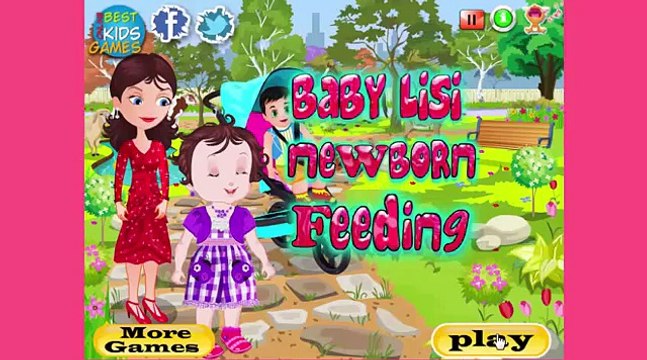 Малышка Лизи. Игра для девочек. Уход за малышом. Видео для детей
