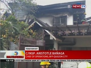 BT: Panayam kay C/Inps. Aristotle Bañaga, chief of operations, BFP-Quezon City
