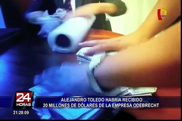 URGENTE: aseguran que Alejandro Toledo recibió US$ 20 millones en sobornos de Odebrecht