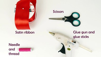 How to make a bow I Easy ribbon bow tutorial I Diy-cZQpf5bjlAQ