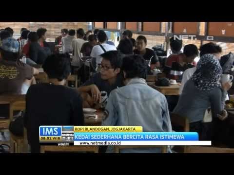 IMS - Kedai kopi sederhana ramai pengunjung, Kopi blandongan di Yogjakarta