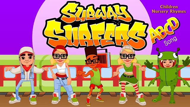Subway Surfers Cartoon ABC Songs for Children Nursery Rhymes Alphabet Phonics for Kids Preschoolers