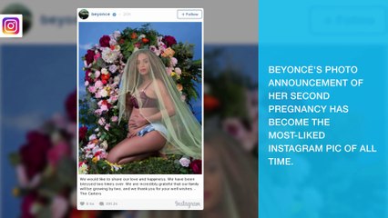 Beyonce pregnancy photo breaks Selena Gomez record for most-liked Instagram pic