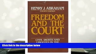 PDF [DOWNLOAD] Freedom and the Court: Civil Rights and Liberties in the United States BOOK ONLINE