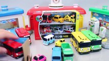 Tayo the Little Bus Garage Toy Surprise Eggs English Learn Numbers Colors Disney Pixar Cars YouTub