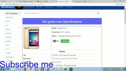 Blu grand max review, features, specifiocation and opinion