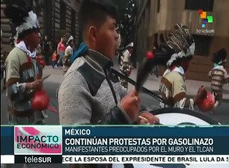 Mexicanos siguen movilizándose en rechazo al gasolinazo