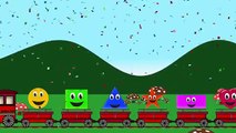 Shapes for children to Learn with Trains and Helicopters - educational cartoons for children