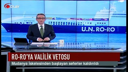 Ro-Ro'ya valilik vetosu! (Haber 02 02 2017)