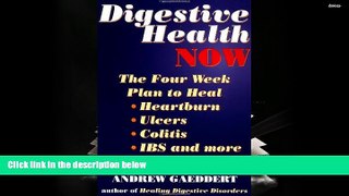 READ book  Digestive Health Now: The Four Week Plan to Heal Heartburn, Ulcers, Colitis, IBS and