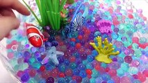 Orbeez DIY How To Make Robotic Turtle Fish Aquarium Learn Colors Slime Toy Surprise Toys YouTube