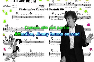 Alain Souchon - La ballade de Jim KARAOKE / INSTRUMENTAL