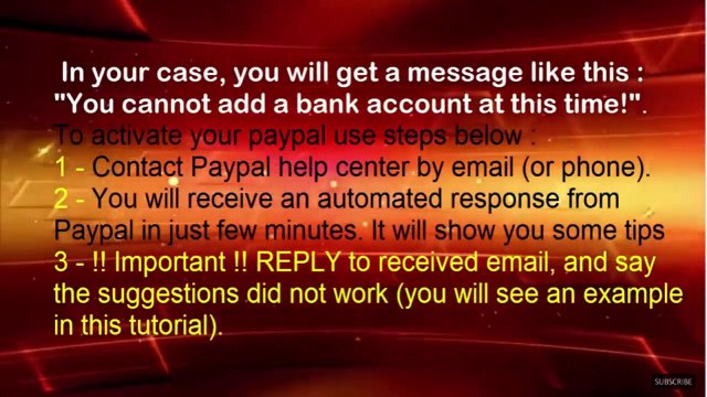 Activate PayPal Account With Payoneer