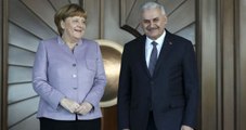 Başbakan Yıldırım ve Alman Başbakanı Merkel Ortak Açıklama Yaptı