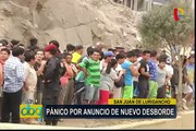 Río Huaycoloro: advertencia de desborde generó pánico