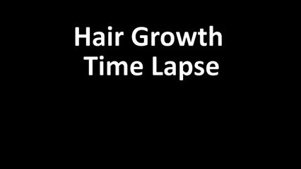 Hair Growth Time Lapse