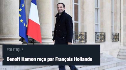 Benoît Hamon a été reçu à l'Élysée