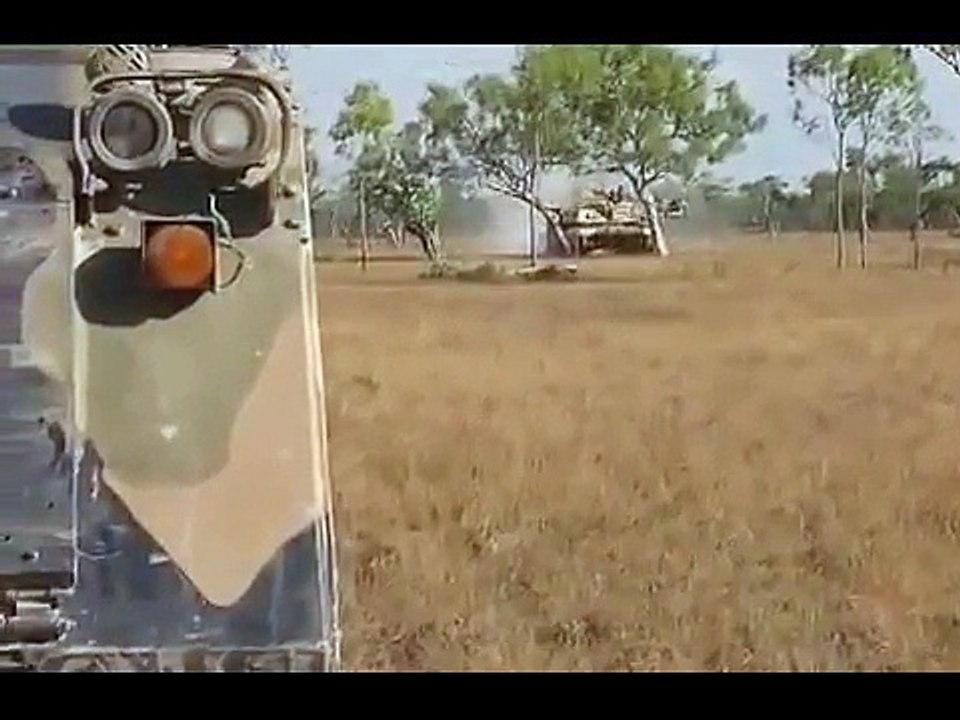 Abrams tank vs trees