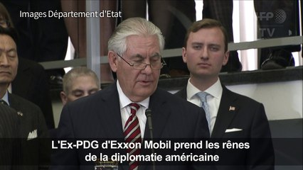 Rex Tillerson au département d'Etat :"Salut, je suis le nouveau"