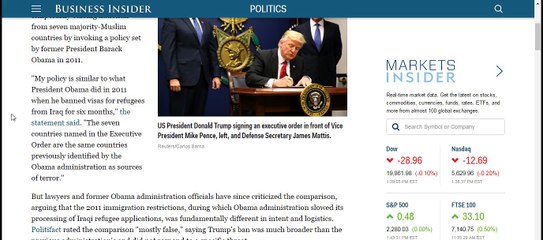 There are major differences between Trump's immigration ban and Obama's 2011 policy