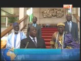 Le comité excecutif de la CDVR a été reçu par le Président de la république Alassane Ouattara