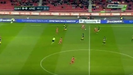 Το γκολ του Σισοκό – Ολυμπιακός 1-0 Άρης – 02.02.2017.