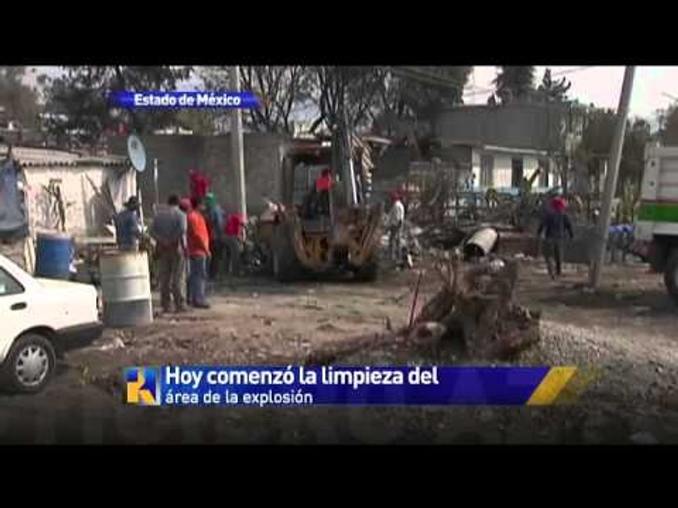 Labores de limpieza en San Pedro Xalostoc