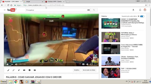 Como baixar vídeos no youtube/outros