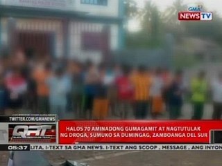 Halos 70 aminadong gumagamit at nagtutulak ng droga, sumuko sa Dumingag, Zamboanga del Sur