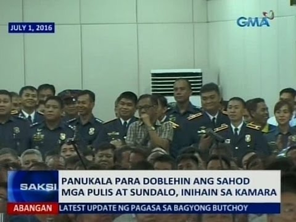 Saksi: Panukala para doblehin ang sahod ng mga pulis at sundalo, inihain sa Kamara