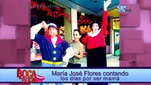María José Flores contando los días por ser mamá