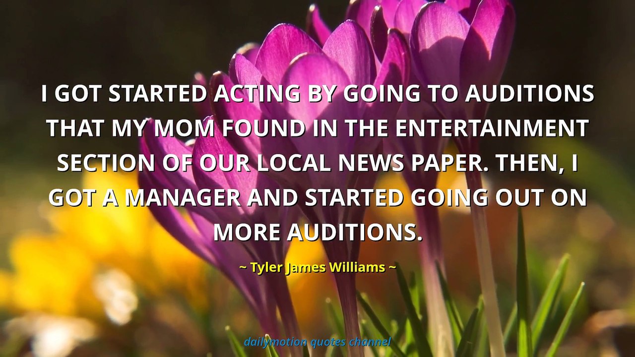 Tyler James Williams Quotes