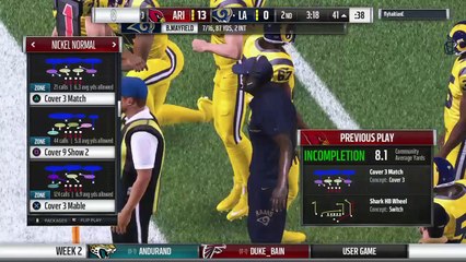 Madden 17 StrikeGroup Cardinals vs Rams