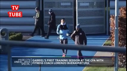 Olha oque faz Gabriel Jesus no seu 1° treino no Manchester City