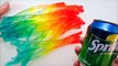Como hacer tiras arcoiris de gominola con Sprite - Gelatina Arcoiris