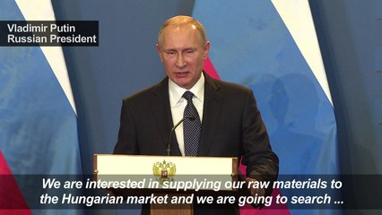 Hungary's Orban and ally Putin cement closer ties