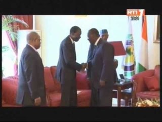 Le Président de la republique a reçu une délégation des médiateurs des pays de l'UEMOA