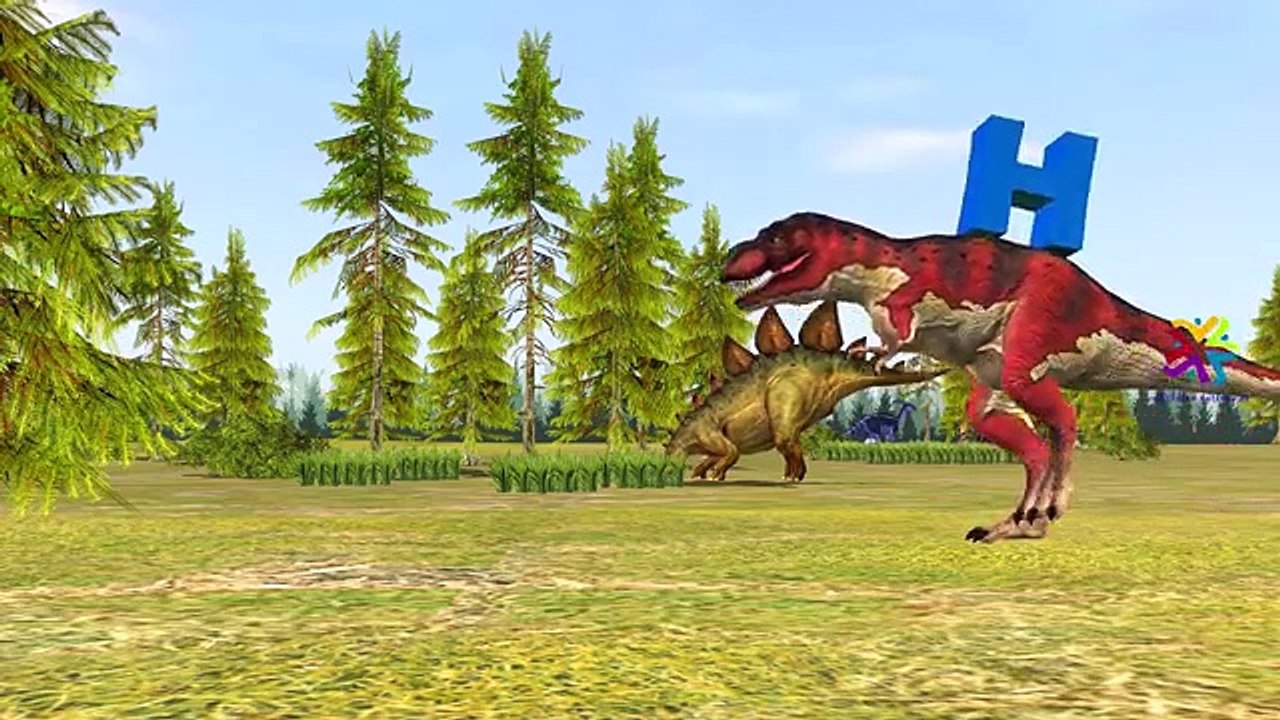 Jurassic Dinosaurs Learning 123 Songs For Children | ABC Alphabets | Different Shapes For Children