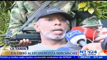 “Ojalá Odín pueda ser ese punto de transición entre la guerra y la paz”: hermana de excongresista colombiano liberado por el ELN