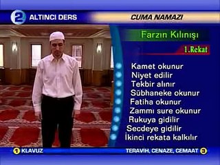 cuma namazının kılınışı resimli detaylı