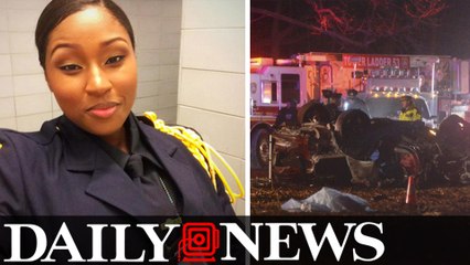 Download Video: Off-Duty NYPD Officer Killed, Sergeant Critically Injured In Bronx Car Crash