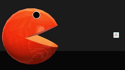 Pacman Colours Songs Collection for Kids Teach Colours With Lollipop Ice Cream Injection