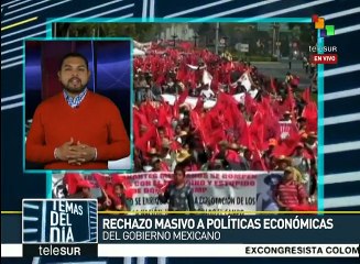 México: aumenta rechazo popular a políticas económicas de Peña Nieto