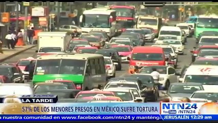 Informe revela que el 57 % de los menores presos en México son víctimas de tortura