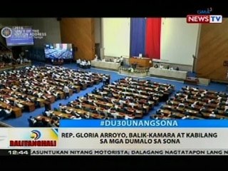 Rep. Gloria Arroyo, balik-kamara at kabilang sa mga dumalo sa SONA