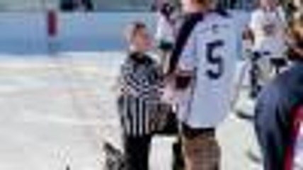 Hockey Puck Romance: Player Says &apos;Yes&apos; To The Ref