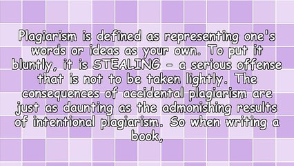 How to Avoid Plagiarism When Writing a Book