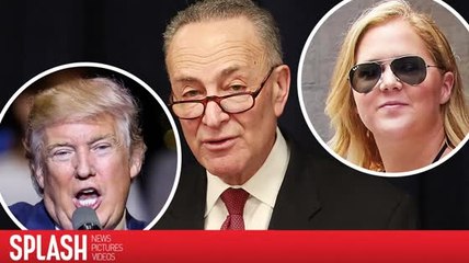 Amy Schumer defiende a Chuck Schumer luego que Donald Trump lo criticó